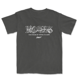 Dark gray Overgrown T-Shirt featuring HOGS text and unique printed design