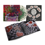 Vinyl record album ’The Rot That Grows Inside My Chest’ with green splatter artwork