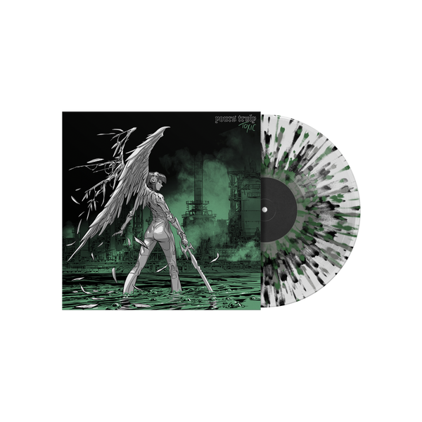 TOXIC 12” Vinyl (Ultra Clear w/ Black, Green & Gray Splatter)
