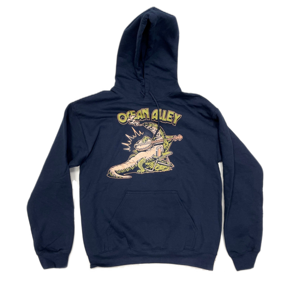 Ocean Alley Lizard Navy Hoodie