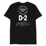 Black Death 2 T-Shirt featuring bold white text and graphics on the back