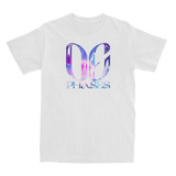 White Chrome T-Shirt made of ring-spun cotton featuring colorful OG Phases logo design