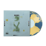 Vinyl record album of Xcerts - Learning How To Live And Let Go in opaque blue and yellow