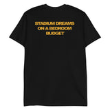 Black Loser Stadium Dreams T-Shirt with yellow text for East Asia sports fans