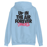 Light blue Ocean Grove Oddworld Graffiti Hoodie with black and pink text design