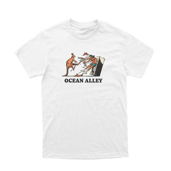 Ocean Alley Kanga Kick T-Shirt (White)