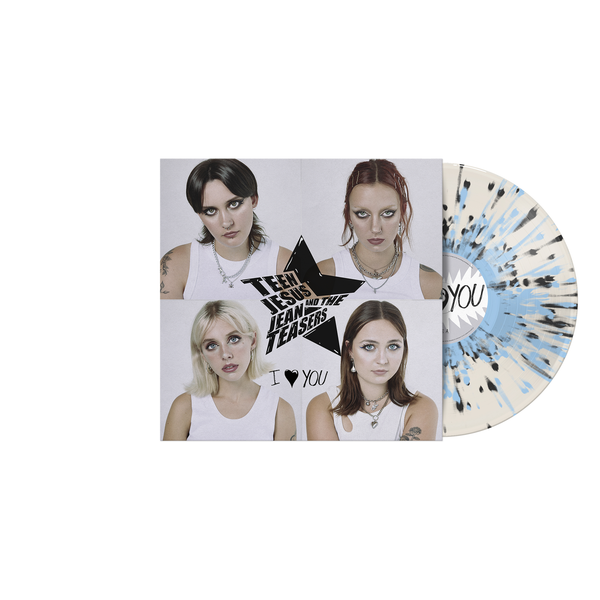 I Love You - Cloudy Clear w/ Black and Blue Splatter LP