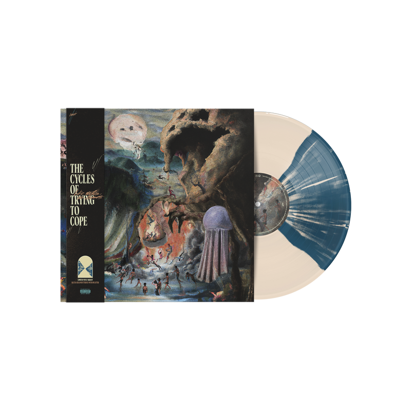The Cycles Of Trying To Cope - 12” Vinyl (FRACTURE - Blue & Cream Butterfly)