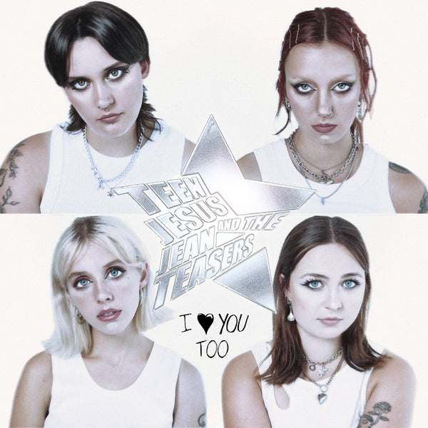 Album cover for I Love You Too Deluxe Digital Album with four women’s portraits and star logo