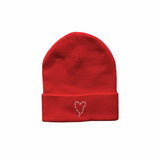 Frank Iero - Barbed Wire Heart Deluxe Embroidered Beanie