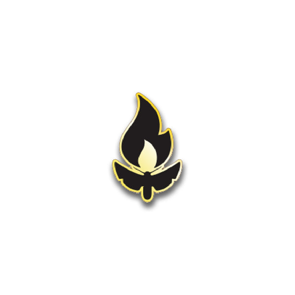 Like Moths To Flames Moth Logo Enamel Pin