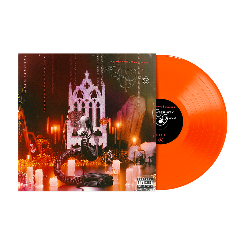 Like Moths To Flames - No Eternity In Gold Transparent Orange LP