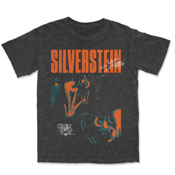 Silverstein - Projection Stone Wash Black T-Shirt
