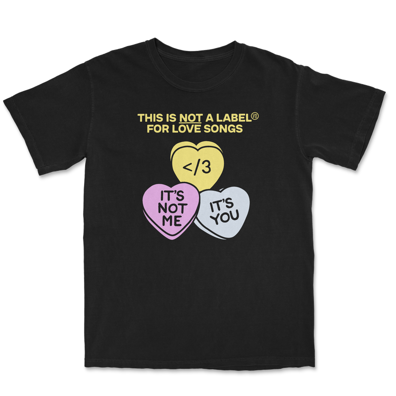 UNFD Candy Hearts T-Shirt (Black)