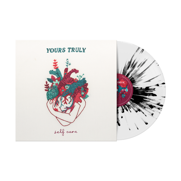 Yours Truly "Self Care" LP Ultra Clear Black Splatter